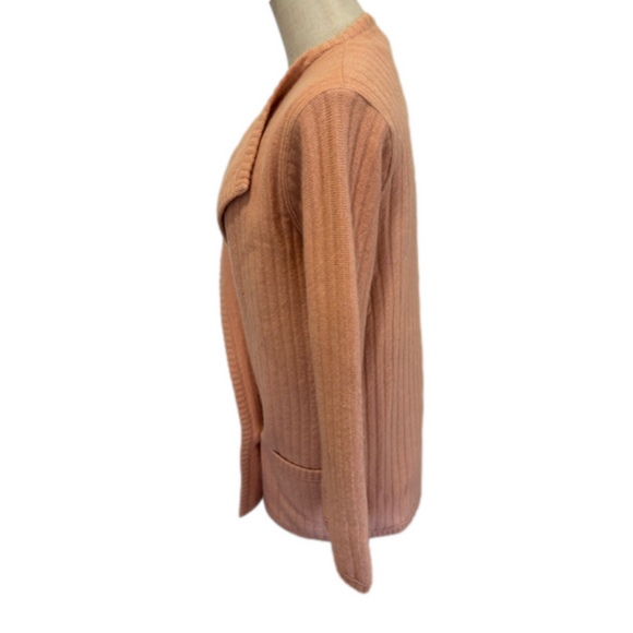 2PC ADRIENNE VITTADINI LAMBS WOOL ANGORA CARDIGAN & VEST VINTAGE LUXURY SZ M - Picture 11 of 16